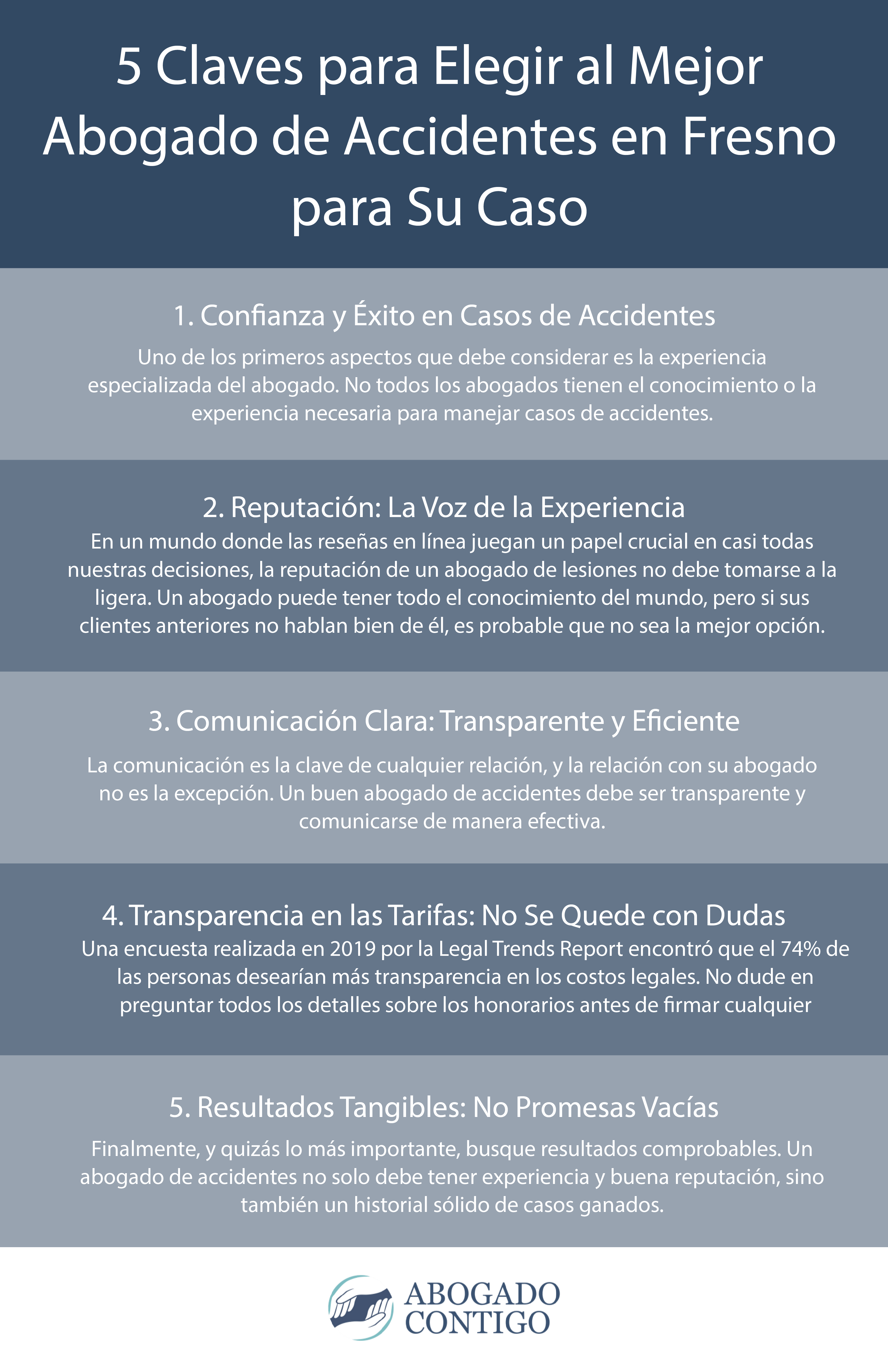 5 Claves para Elegir al Mejor Abogado de Accidentes